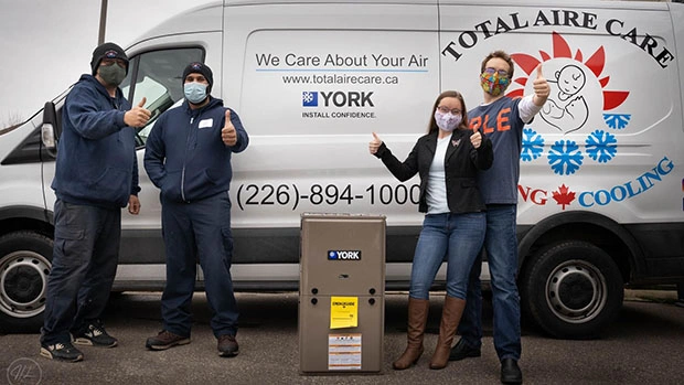 Total Aire Care contest winners